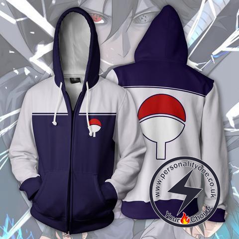 Naruto - Uchiha Clan Zip Up - Hoodies Jackets